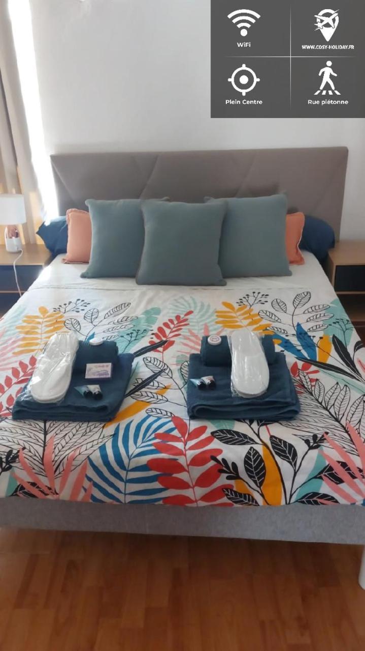 **** Very Central Ajaccio 36 Rue Fesch, Cosy Flat In City Center Pedestrian Street, Up To 4 People **** Eksteriør billede